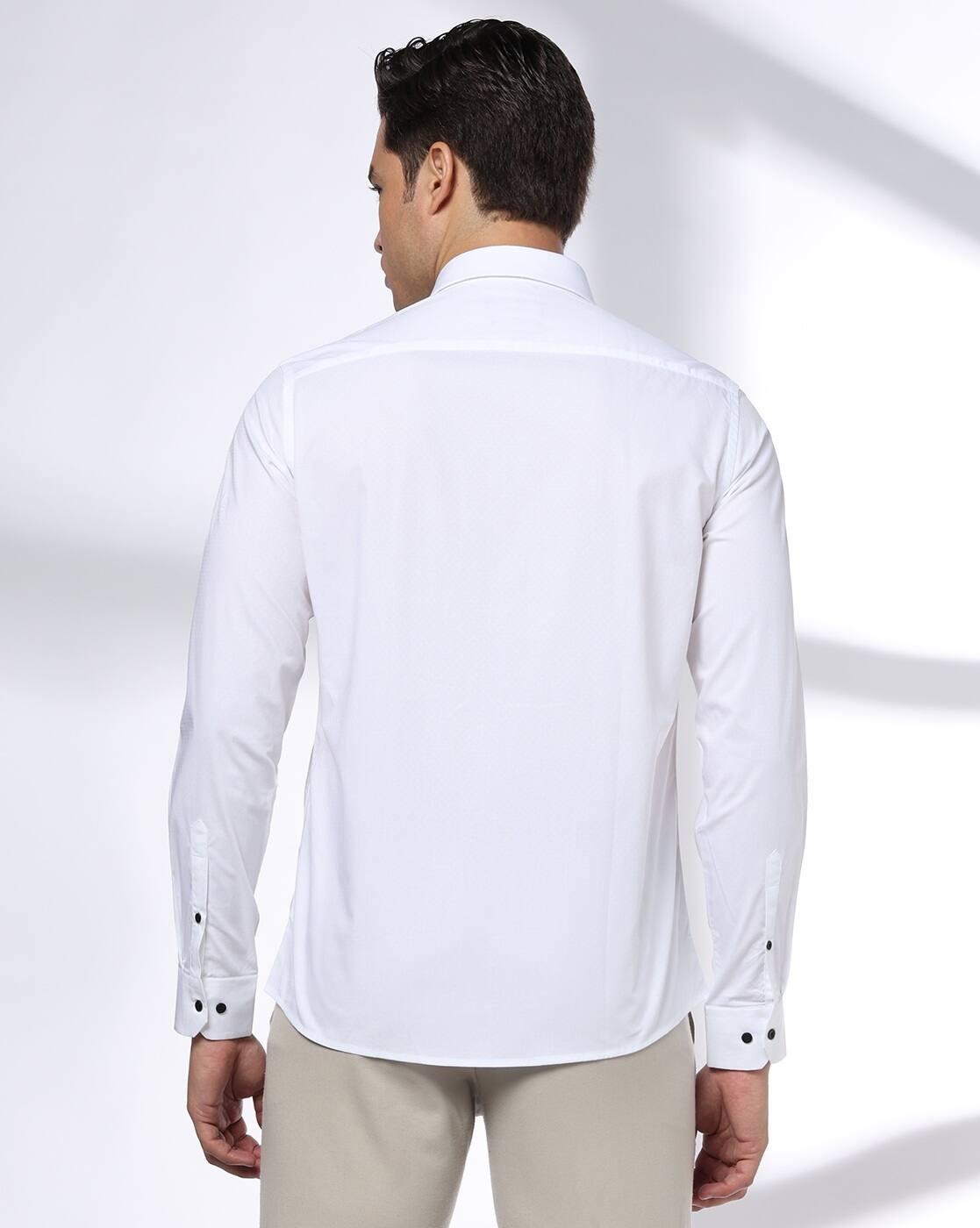 NETPLAY | Men Slim Fit Cotton Shirt|2
