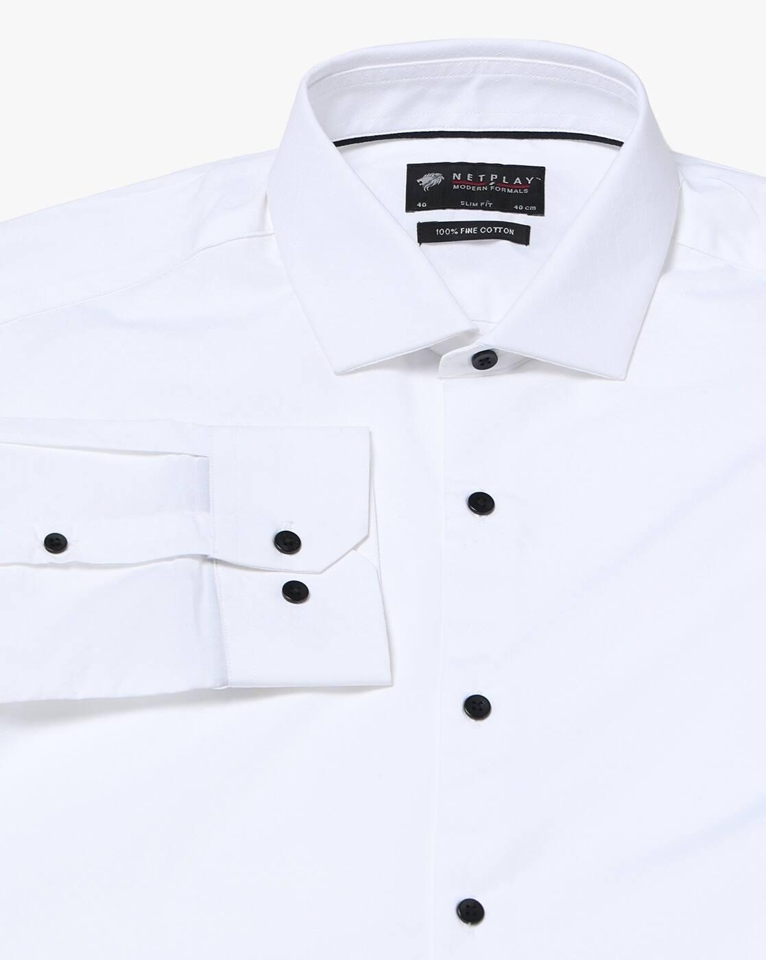 NETPLAY | Men Slim Fit Cotton Shirt|6
