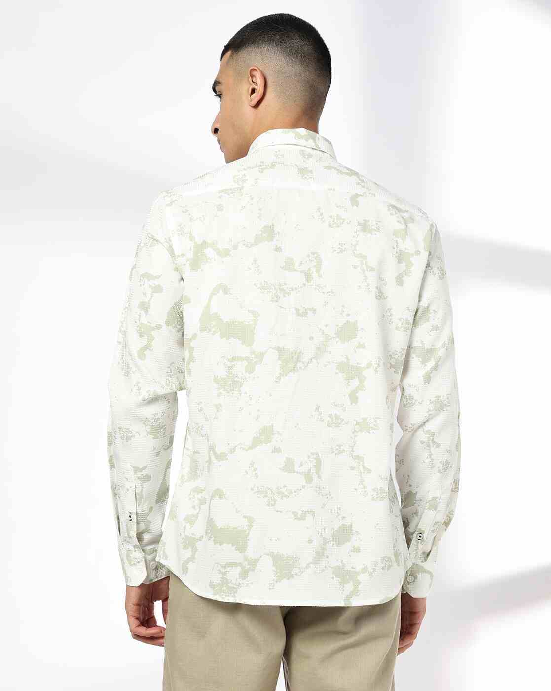NETPLAY | Men Printed Slim Fit Shirt|2