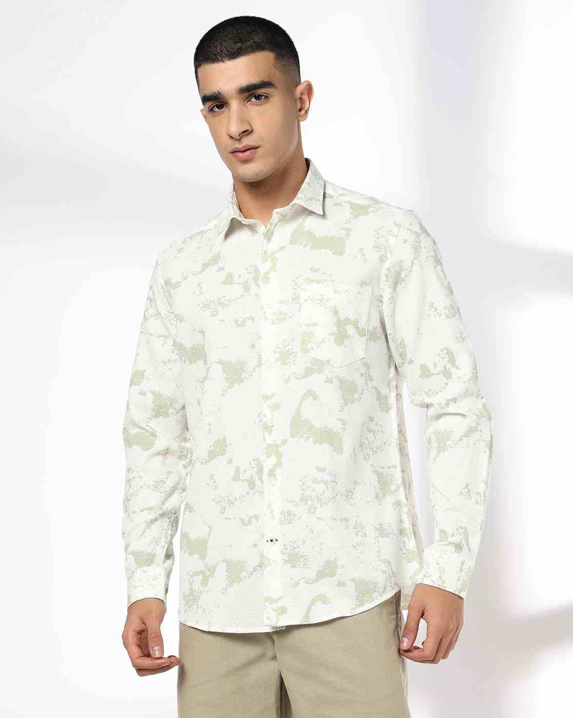 NETPLAY | Men Printed Slim Fit Shirt|3