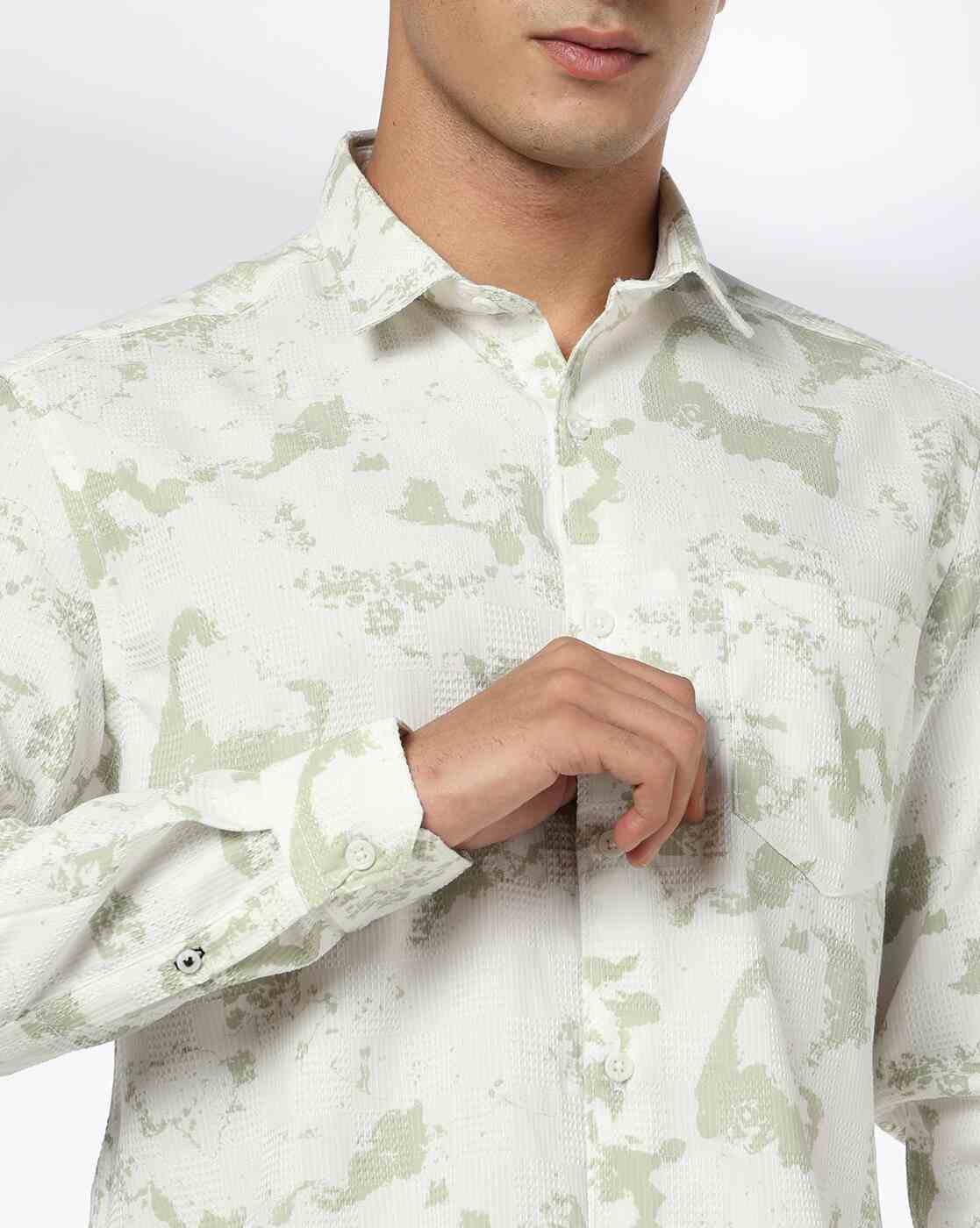 NETPLAY | Men Printed Slim Fit Shirt|4