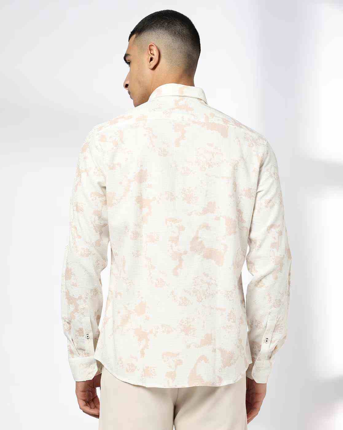 NETPLAY | Men Printed Slim Fit Shirt|2