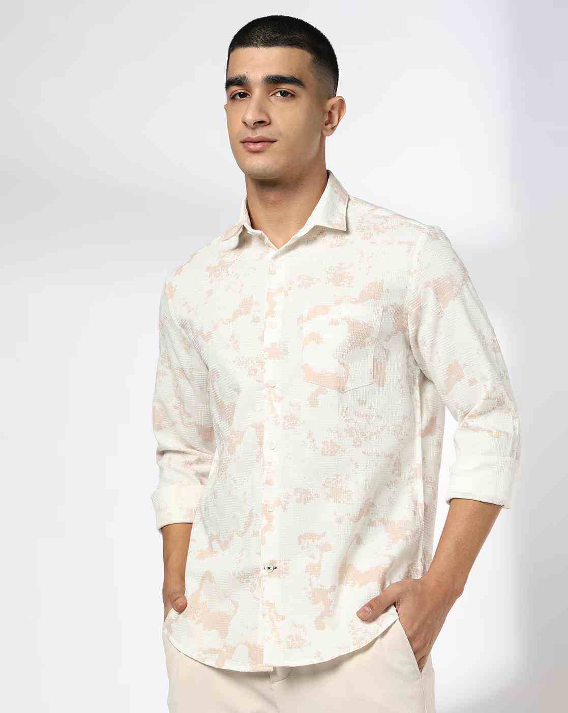 NETPLAY | Men Printed Slim Fit Shirt|3