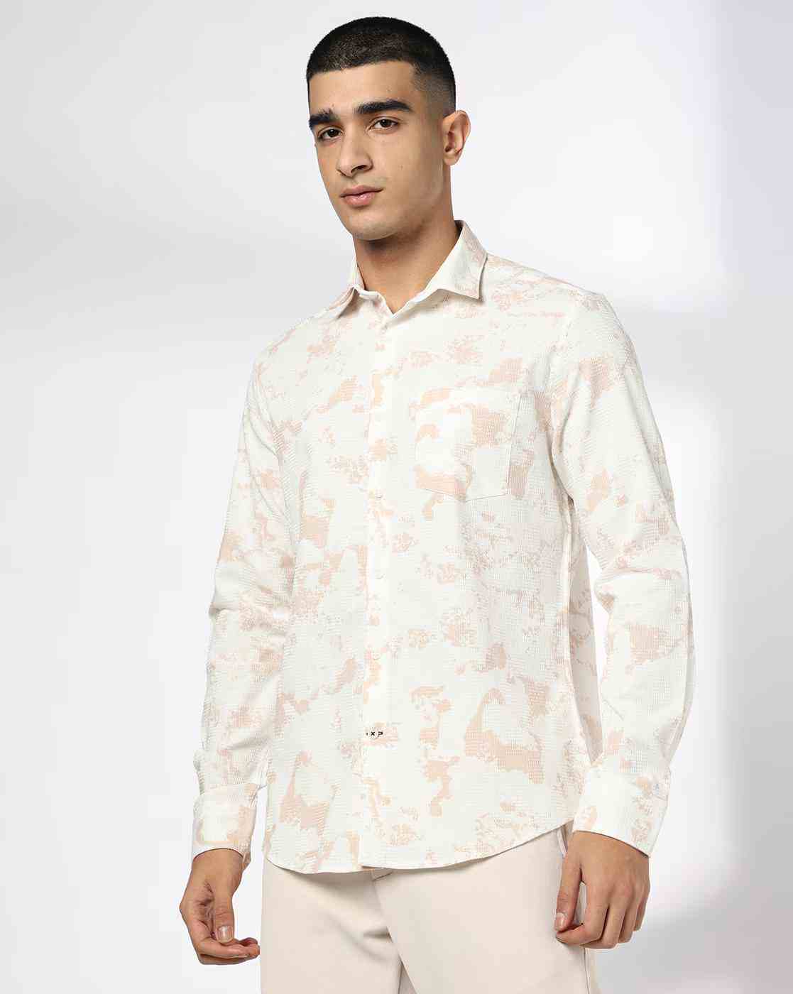 NETPLAY | Men Printed Slim Fit Shirt|4