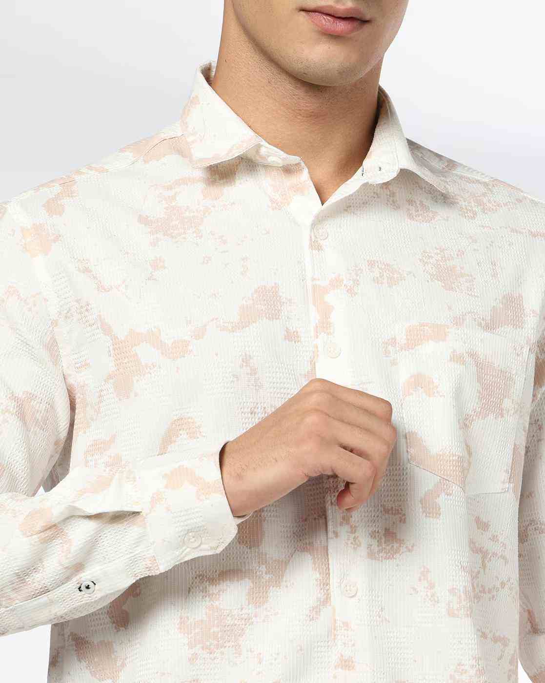 NETPLAY | Men Printed Slim Fit Shirt|5