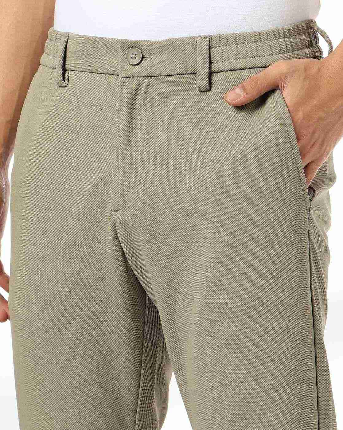 NETPLAY | Men Slim Fit Flat-Front Trousers|3