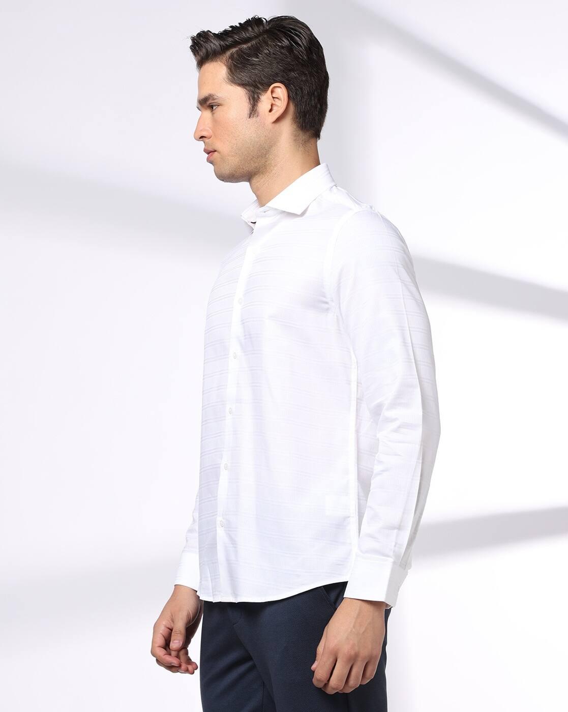 NETPLAY | Men Slim Fit Cotton Shirt|1