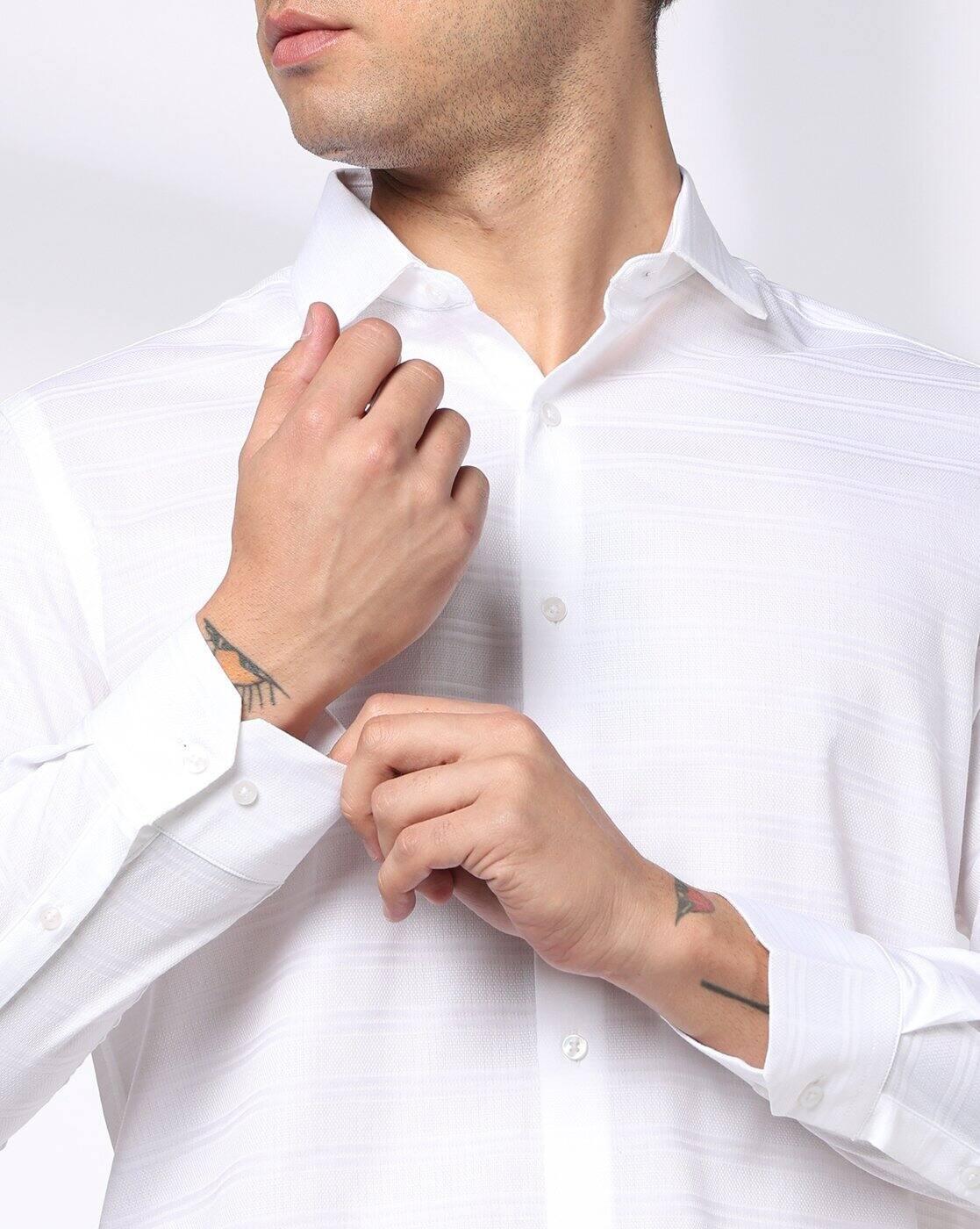 NETPLAY | Men Slim Fit Cotton Shirt|4