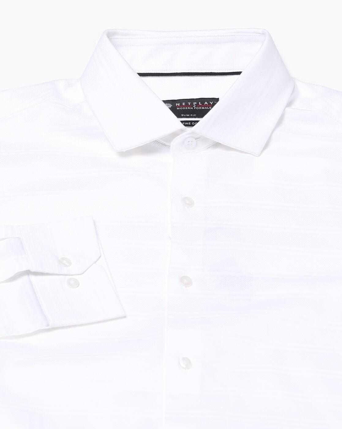 NETPLAY | Men Slim Fit Cotton Shirt|5