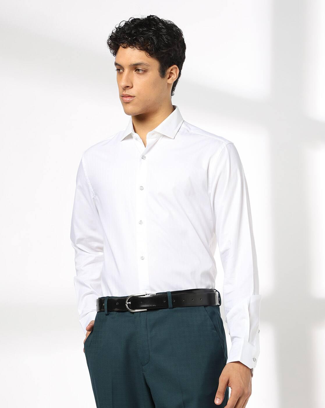 NETPLAY | Men Slim Fit Cotton Shirt|1