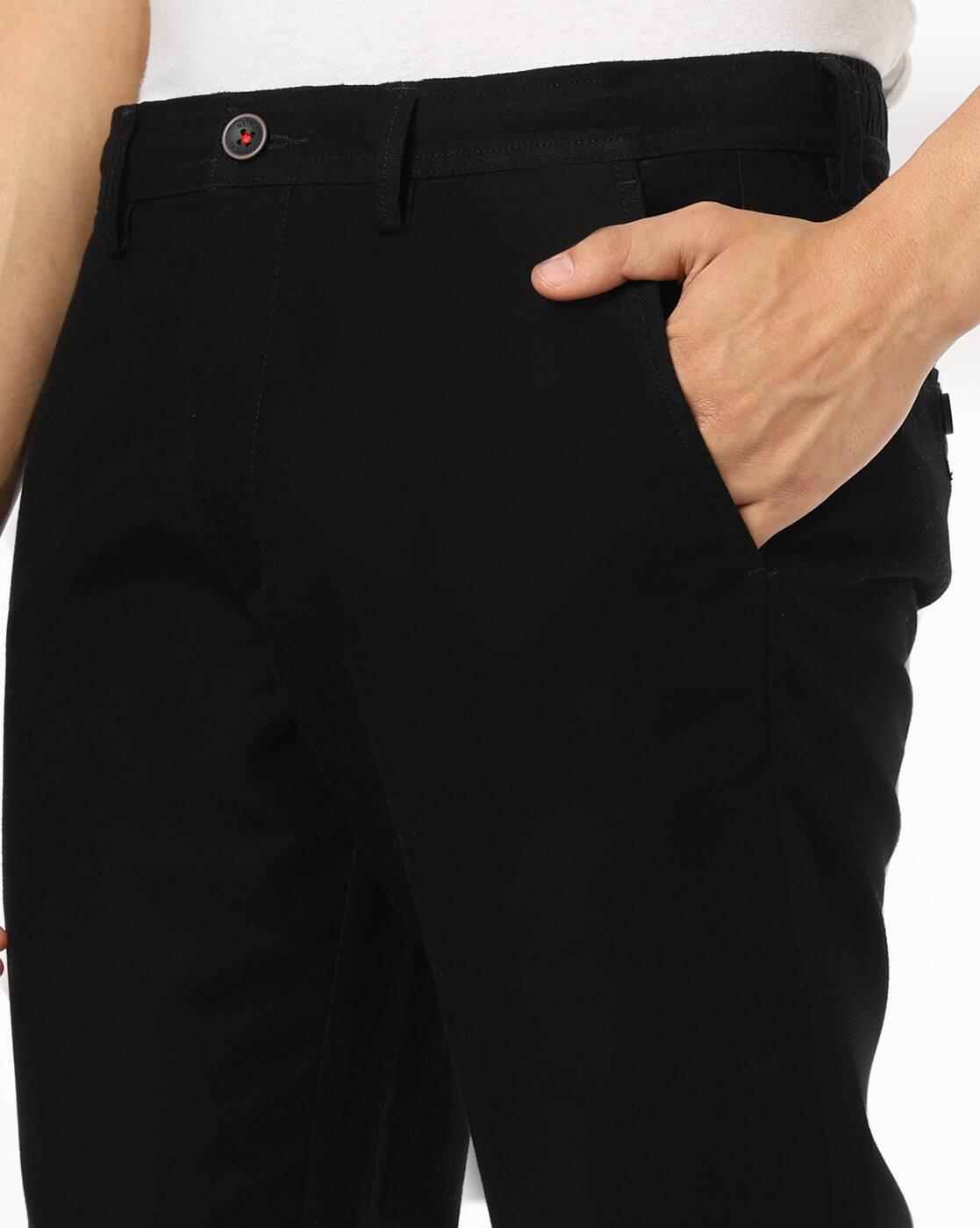 NETPLAY | Men Slim Fit Flat-Front Chinos|3