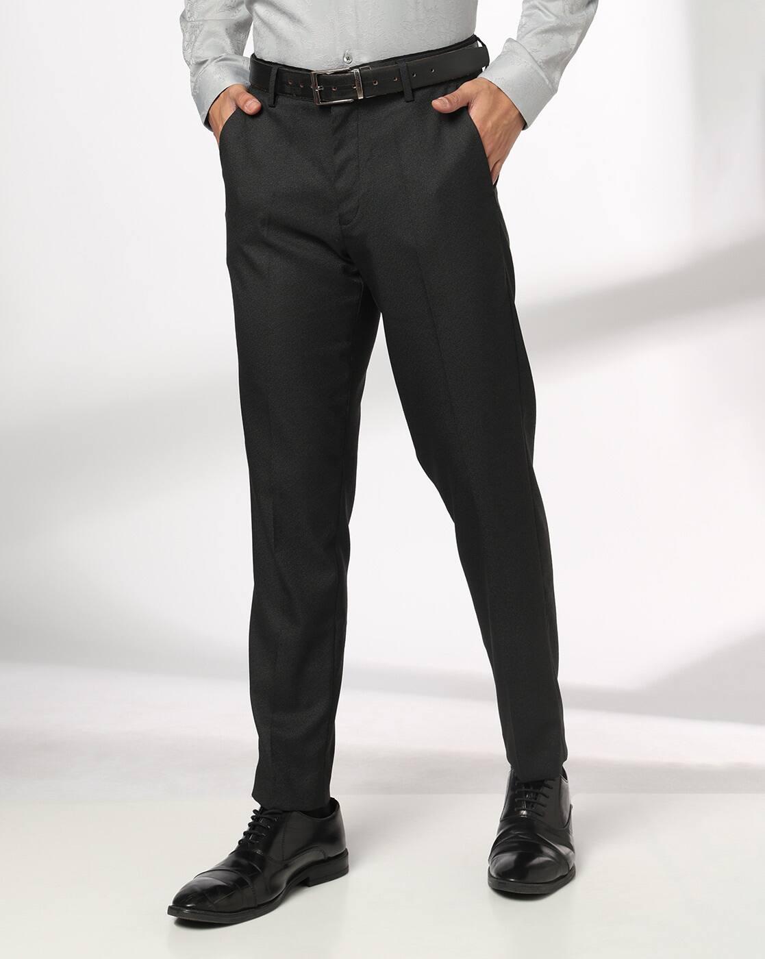 Men Mid-Rise Slim Fit Trousers