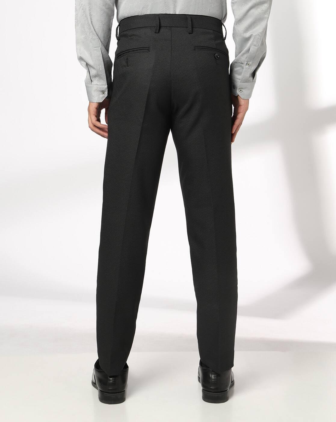 NETPLAY | Men Mid-Rise Slim Fit Trousers|2
