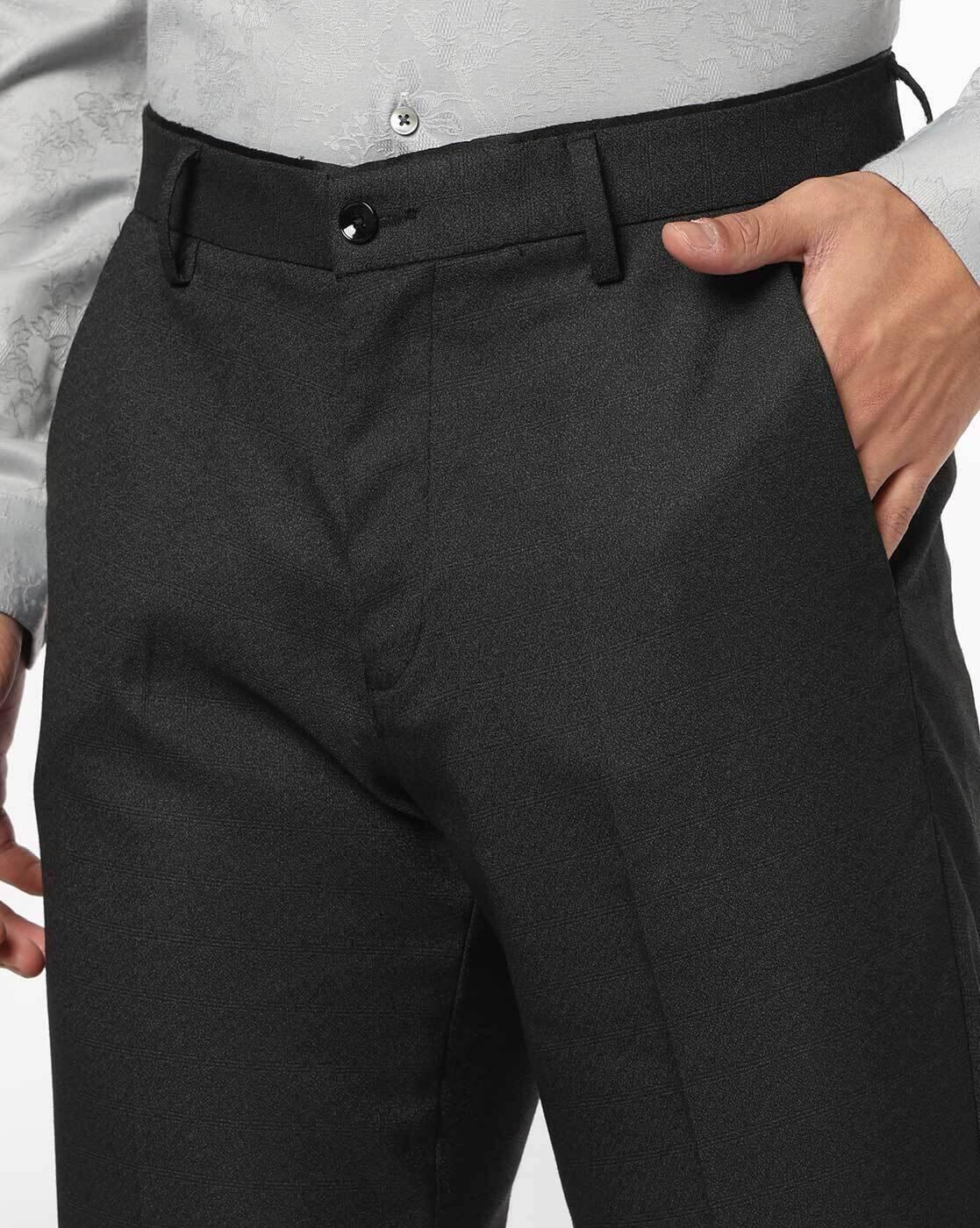 NETPLAY | Men Mid-Rise Slim Fit Trousers|3
