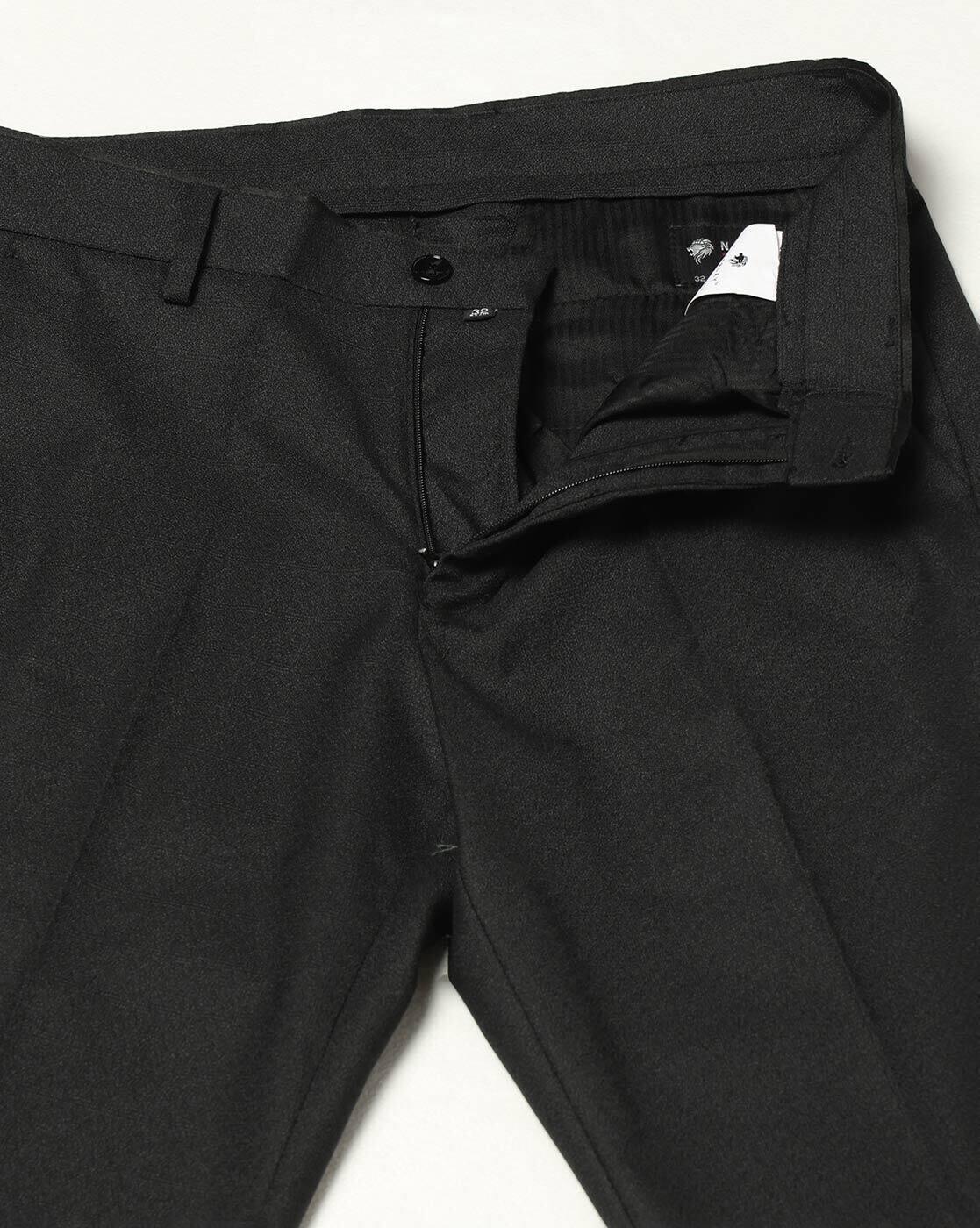 NETPLAY | Men Mid-Rise Slim Fit Trousers|4