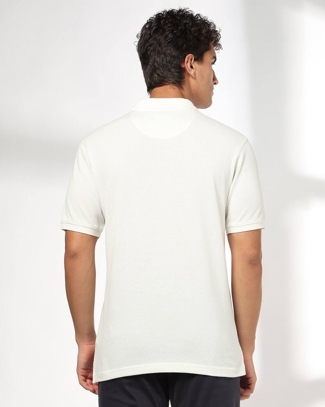 NETPLAY | Men Striped Slim Fit Polo T-Shirt|2