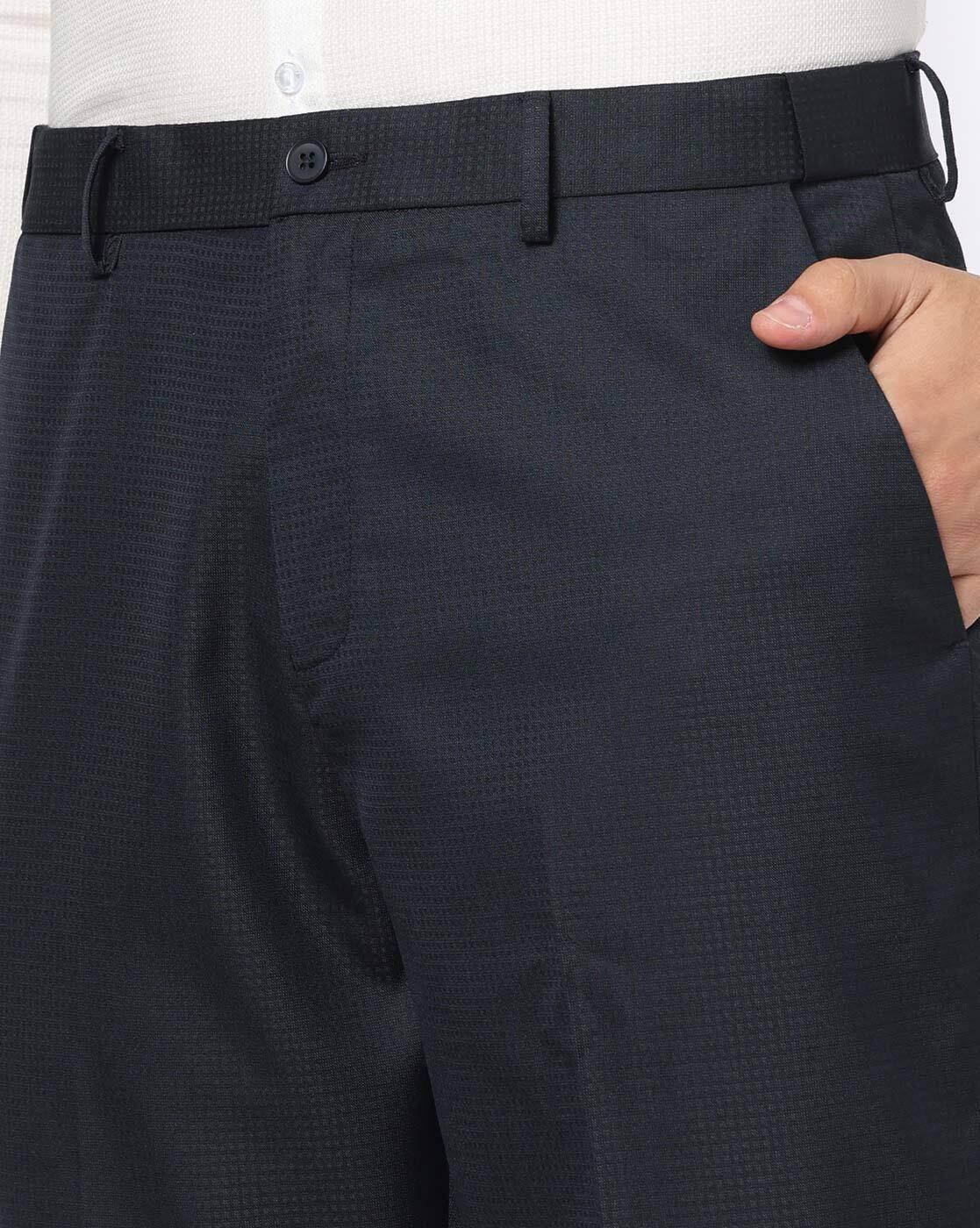 NETPLAY | Men Slim Fit Flat-Front Trousers|3