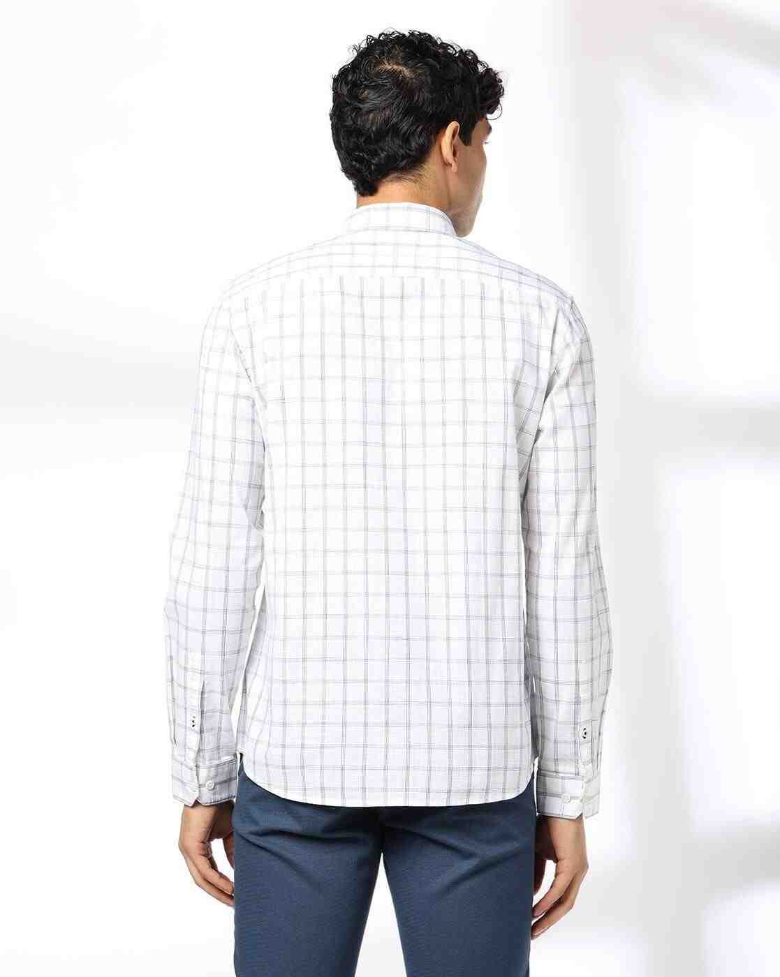 NETPLAY | Men Checked Slim Fit Cotton Shirt|2