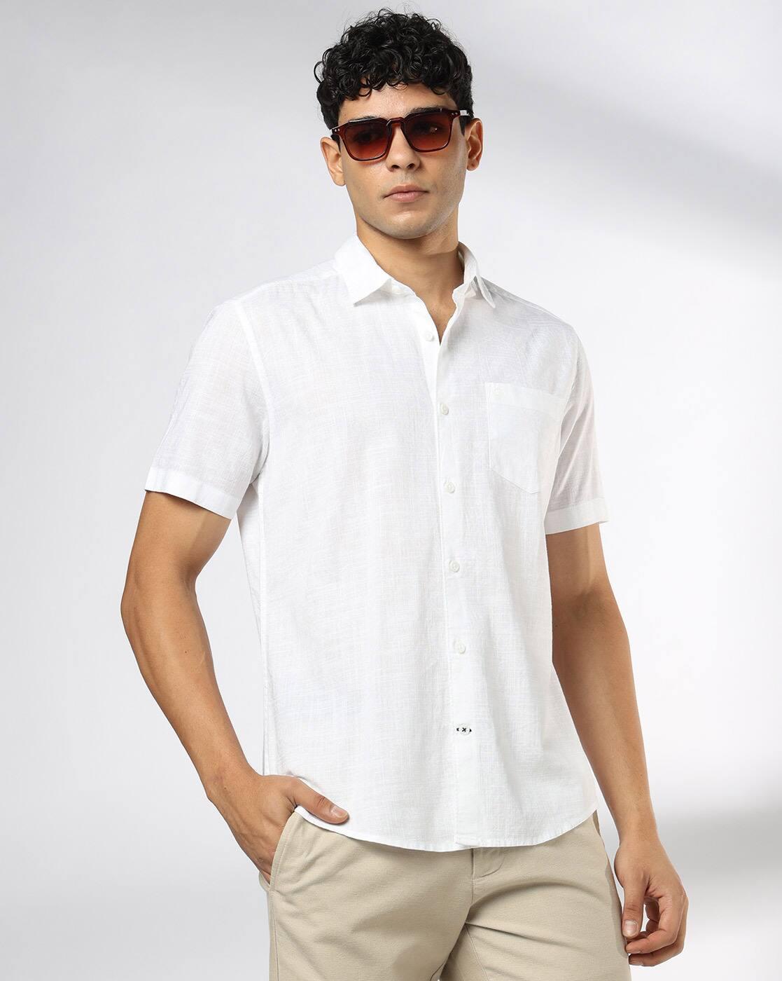 NETPLAY | Men Micro Print Slim Fit Classic Shirt|0