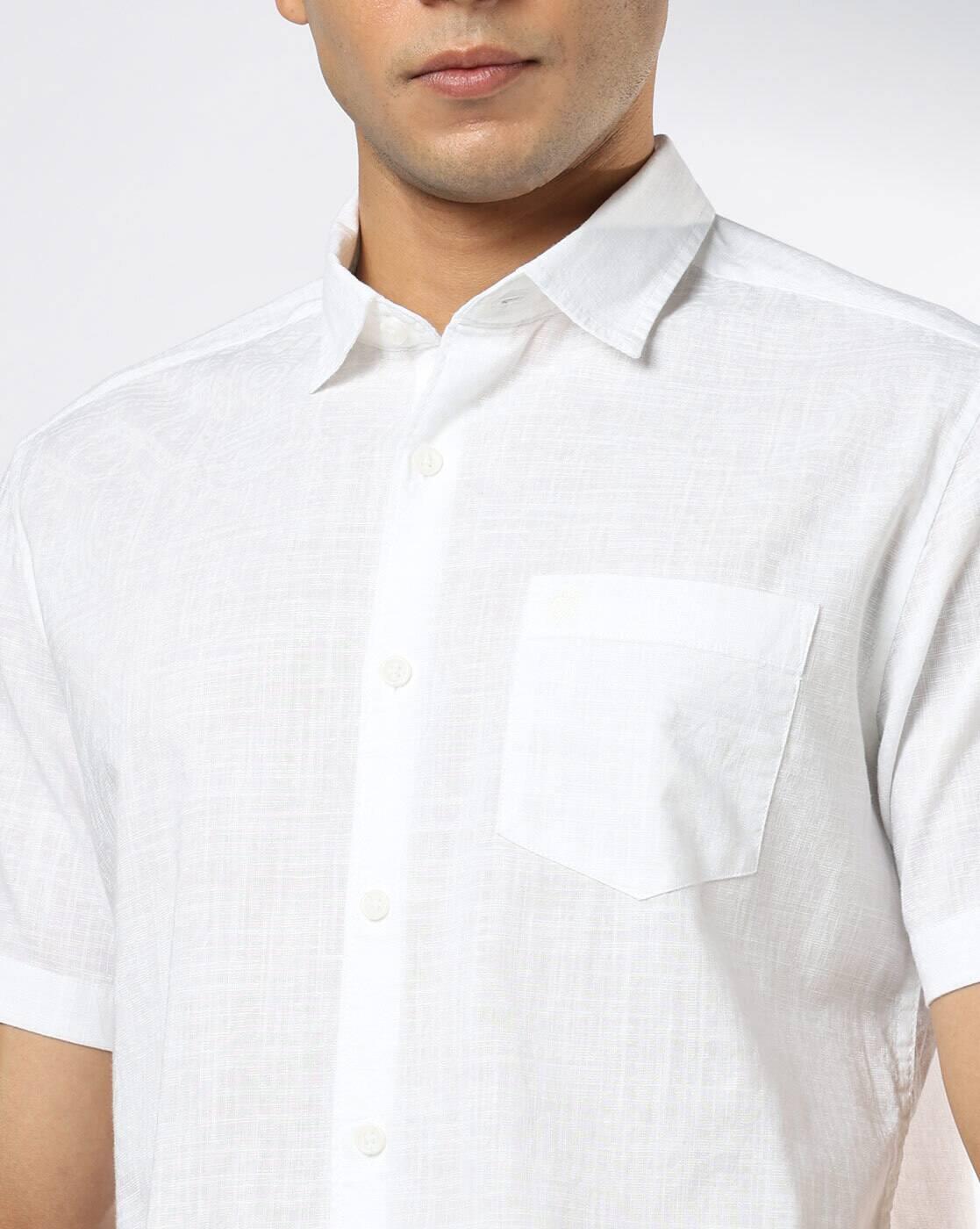 NETPLAY | Men Micro Print Slim Fit Classic Shirt|3