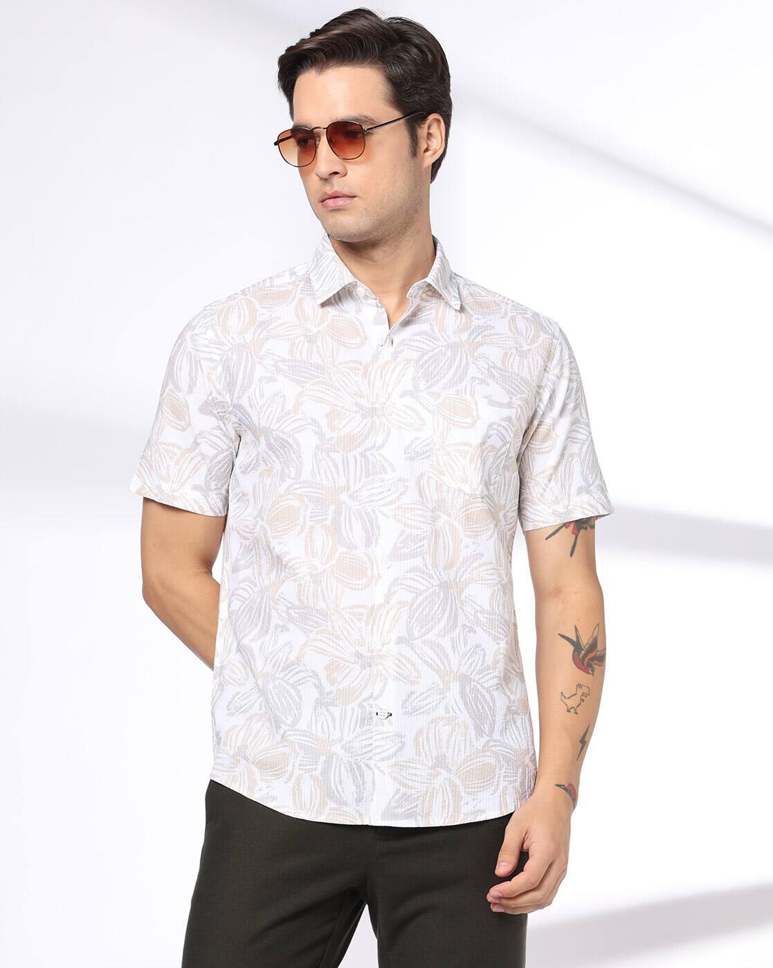 NETPLAY | Men Printed Slim Fit Classic Shirt|0