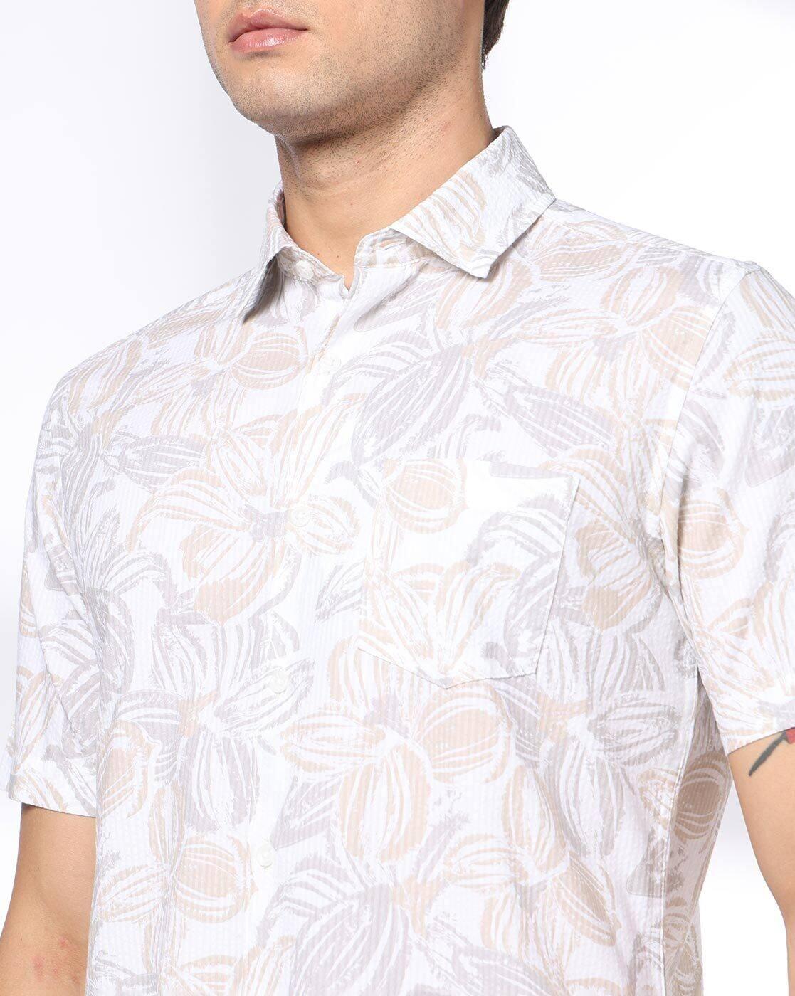 NETPLAY | Men Printed Slim Fit Classic Shirt|3