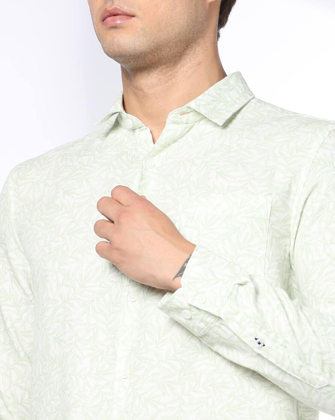 NETPLAY | Men Printed Slim Fit Classic Shirt|4