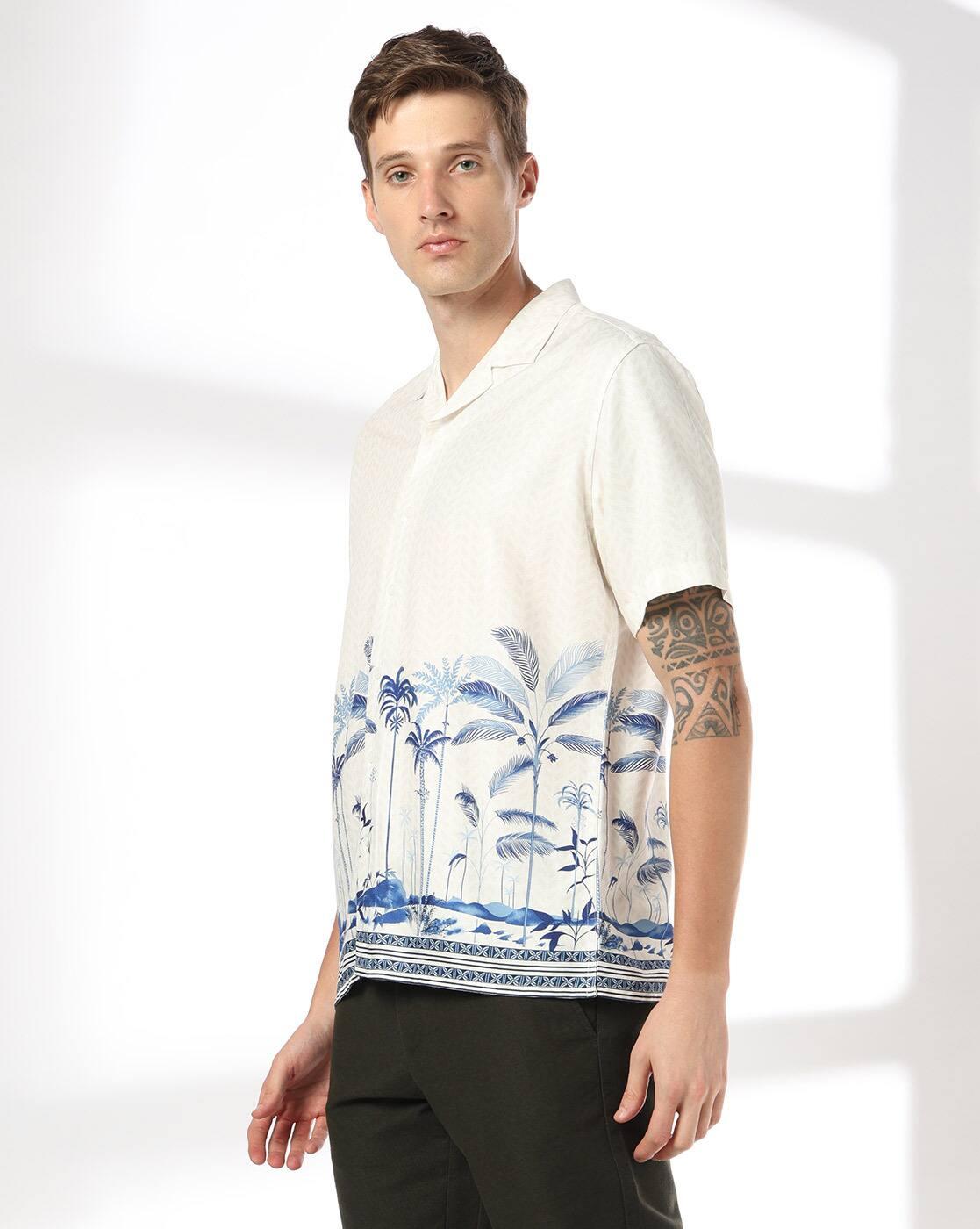 NETPLAY | Men Printed Regular Fit Classic Shirt|1