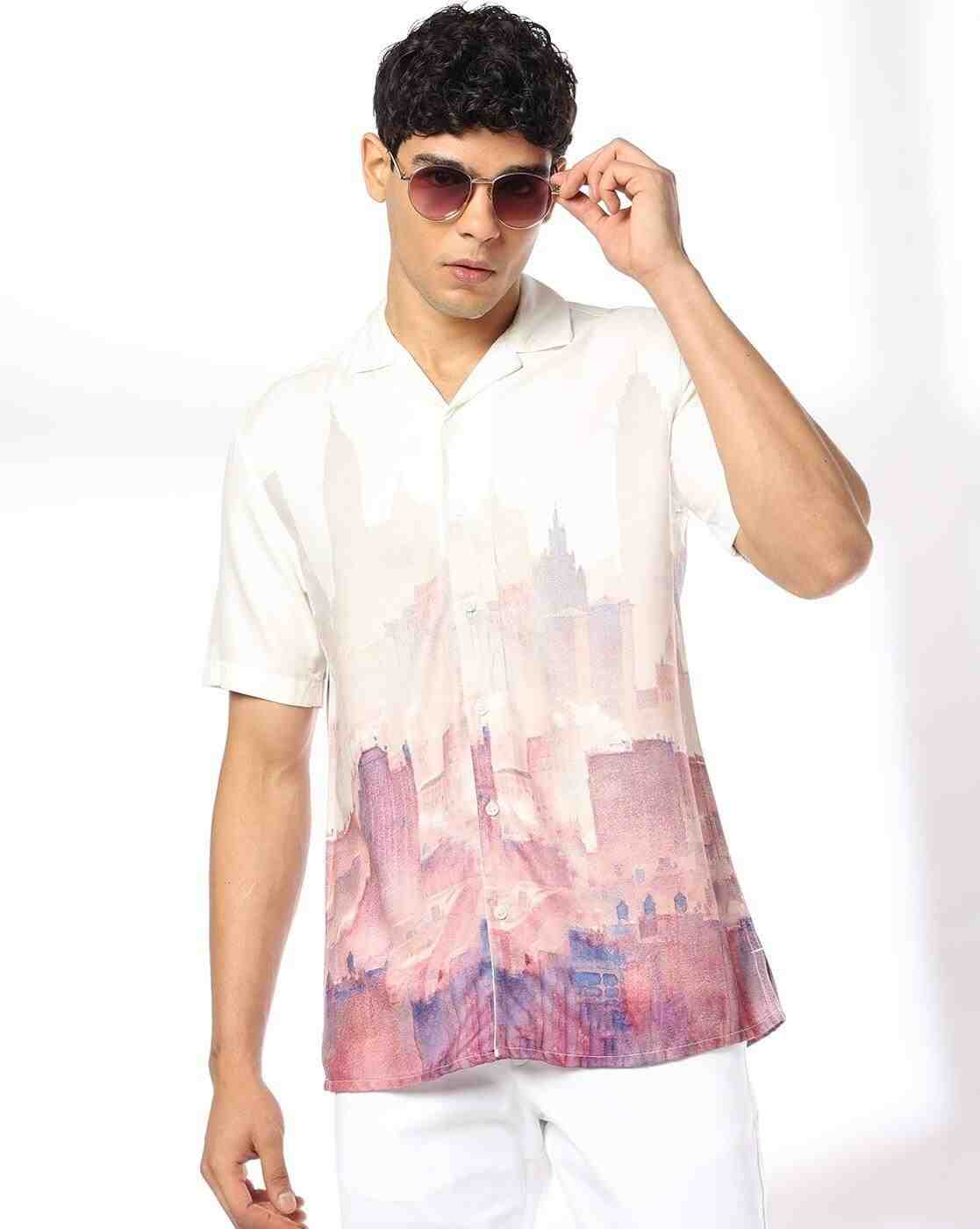 NETPLAY | Men Printed Regular Fit Shirt|0