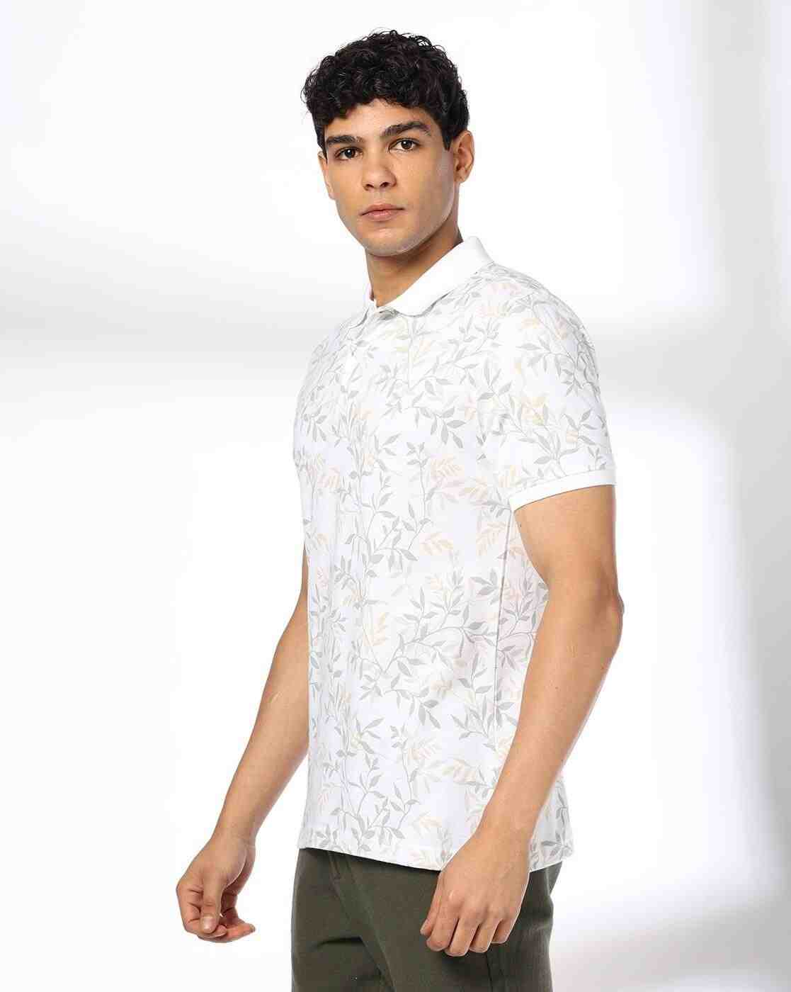 NETPLAY | Men All-Over Print Slim Fit Polo T-Shirt|1