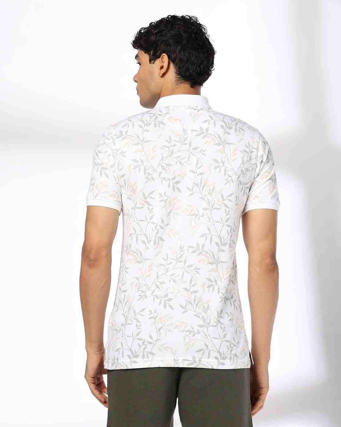 NETPLAY | Men All-Over Print Slim Fit Polo T-Shirt|2