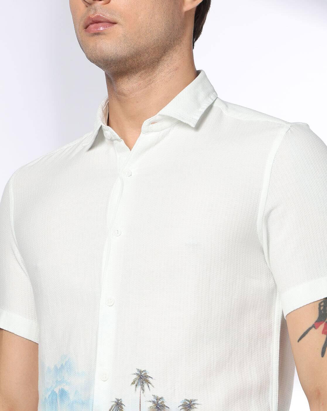 NETPLAY | Men Printed Slim Fit Classic Shirt|3