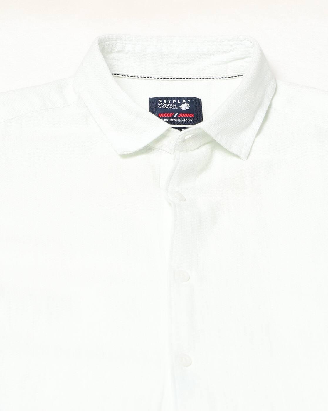 NETPLAY | Men Printed Slim Fit Classic Shirt|4