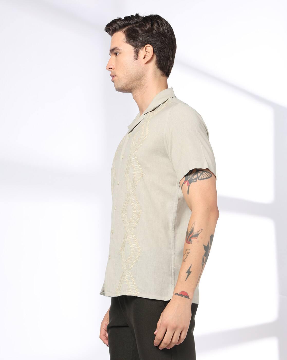 NETPLAY | Men Printed Slim Fit Classic Shirt|1