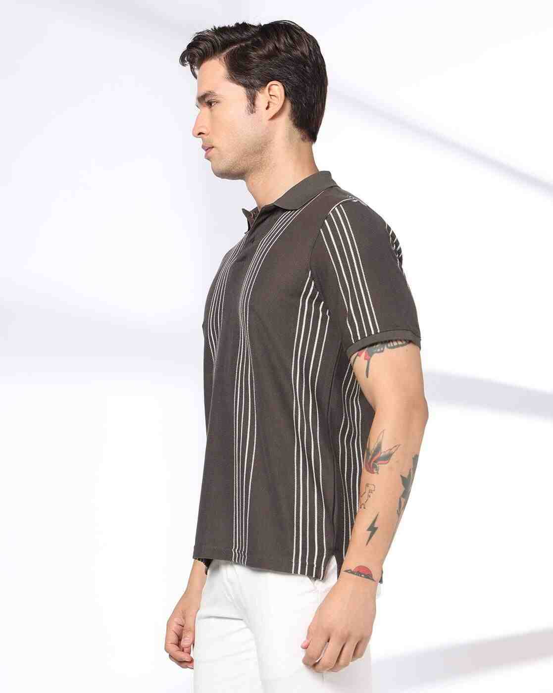 NETPLAY | Men Ultimate Striped 7 Slim Fit Polo T-Shirt|1