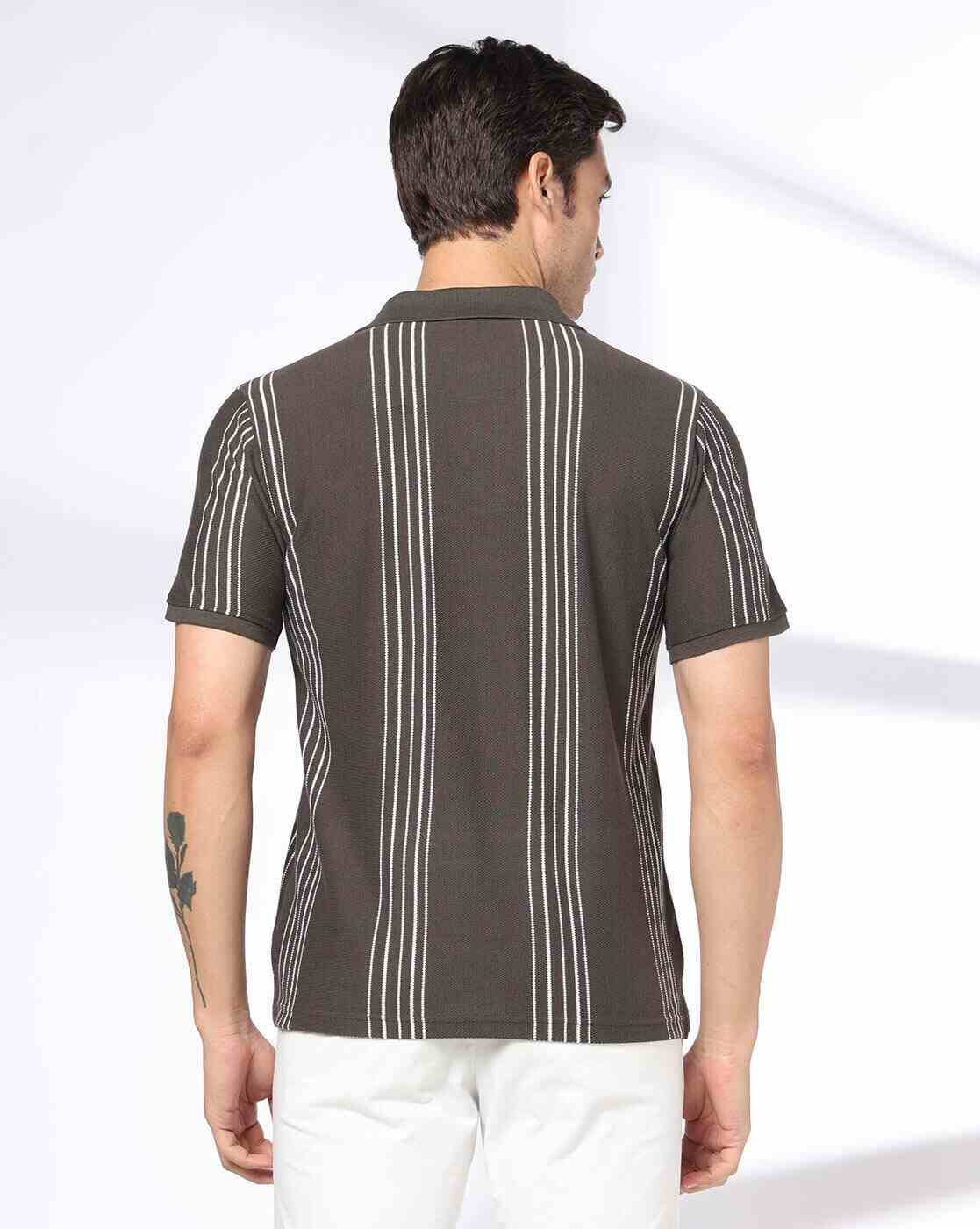 NETPLAY | Men Ultimate Striped 7 Slim Fit Polo T-Shirt|2
