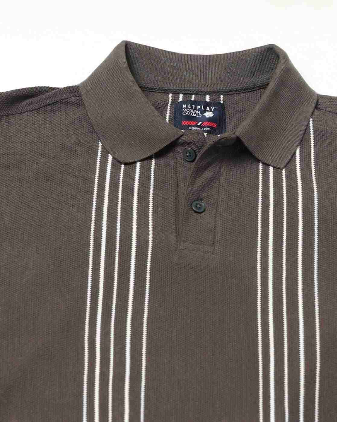 NETPLAY | Men Ultimate Striped 7 Slim Fit Polo T-Shirt|4