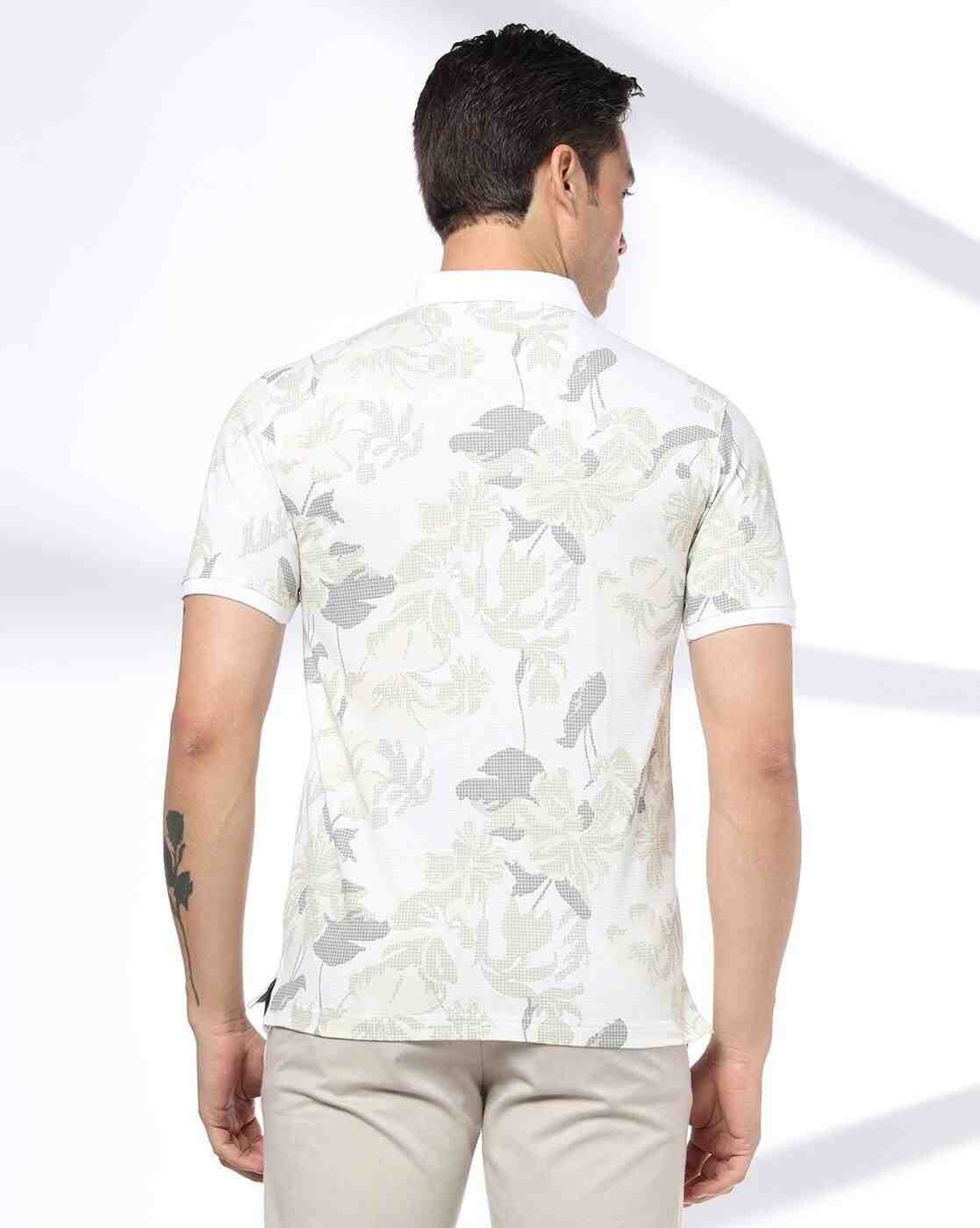 NETPLAY | Men All-Over Floral Ultimate Slim Fit Polo T-Shirt|2