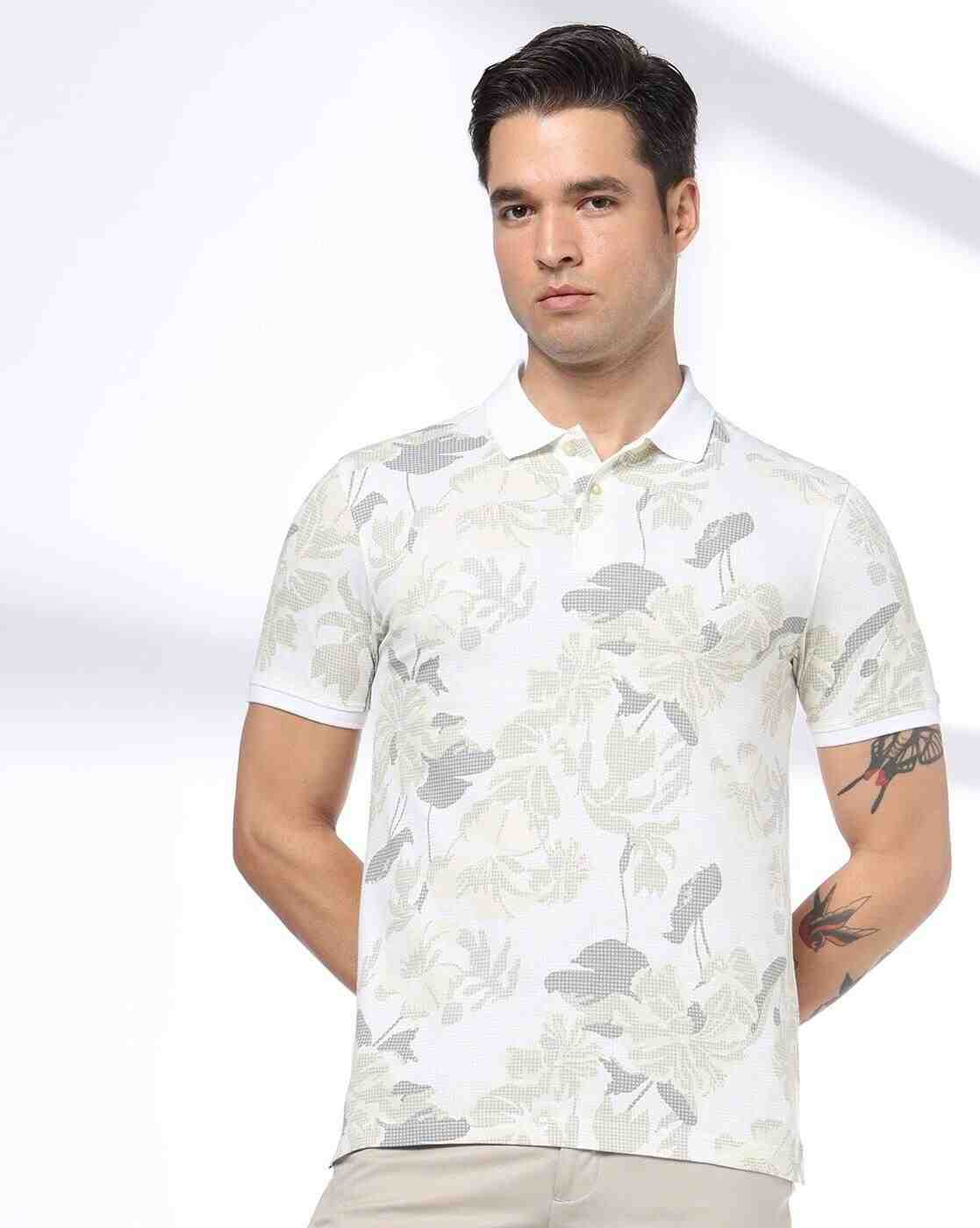 NETPLAY | Men All-Over Floral Ultimate Slim Fit Polo T-Shirt|3