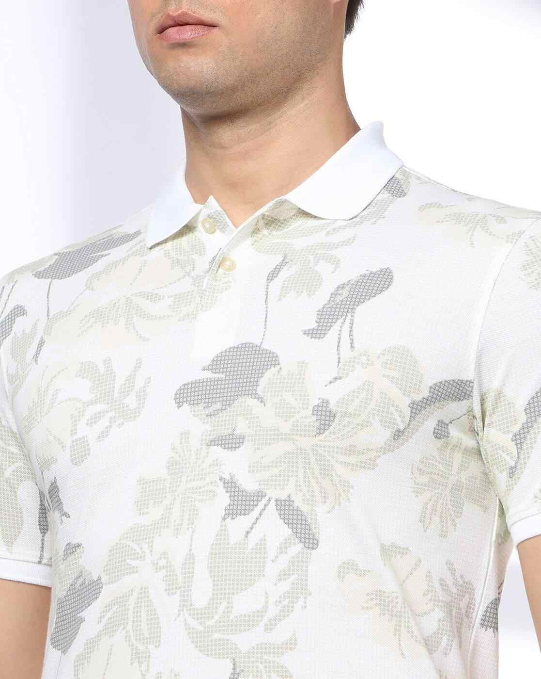 NETPLAY | Men All-Over Floral Ultimate Slim Fit Polo T-Shirt|4