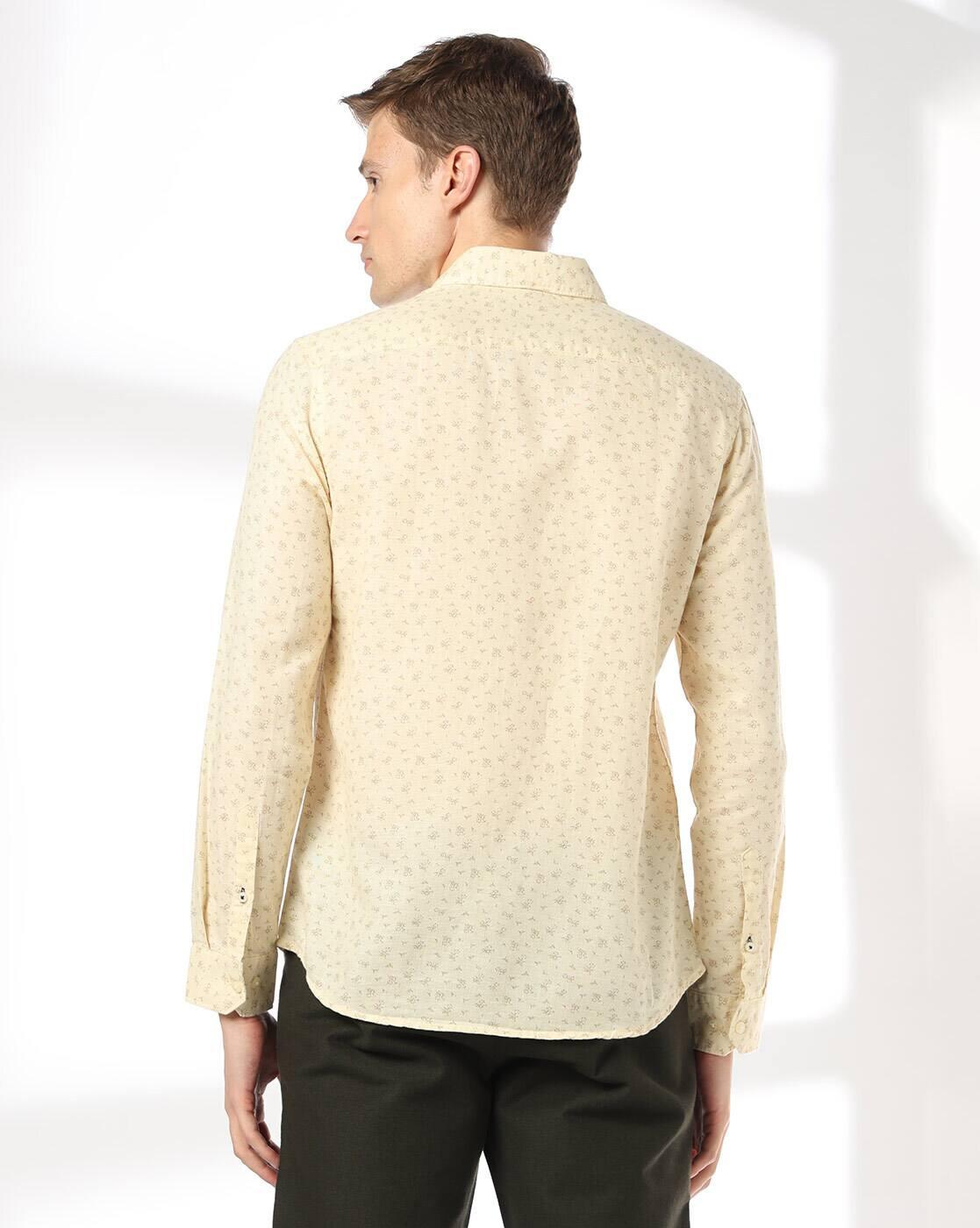 NETPLAY | Men Printed Slim Fit Full Sleeve Shirt|1