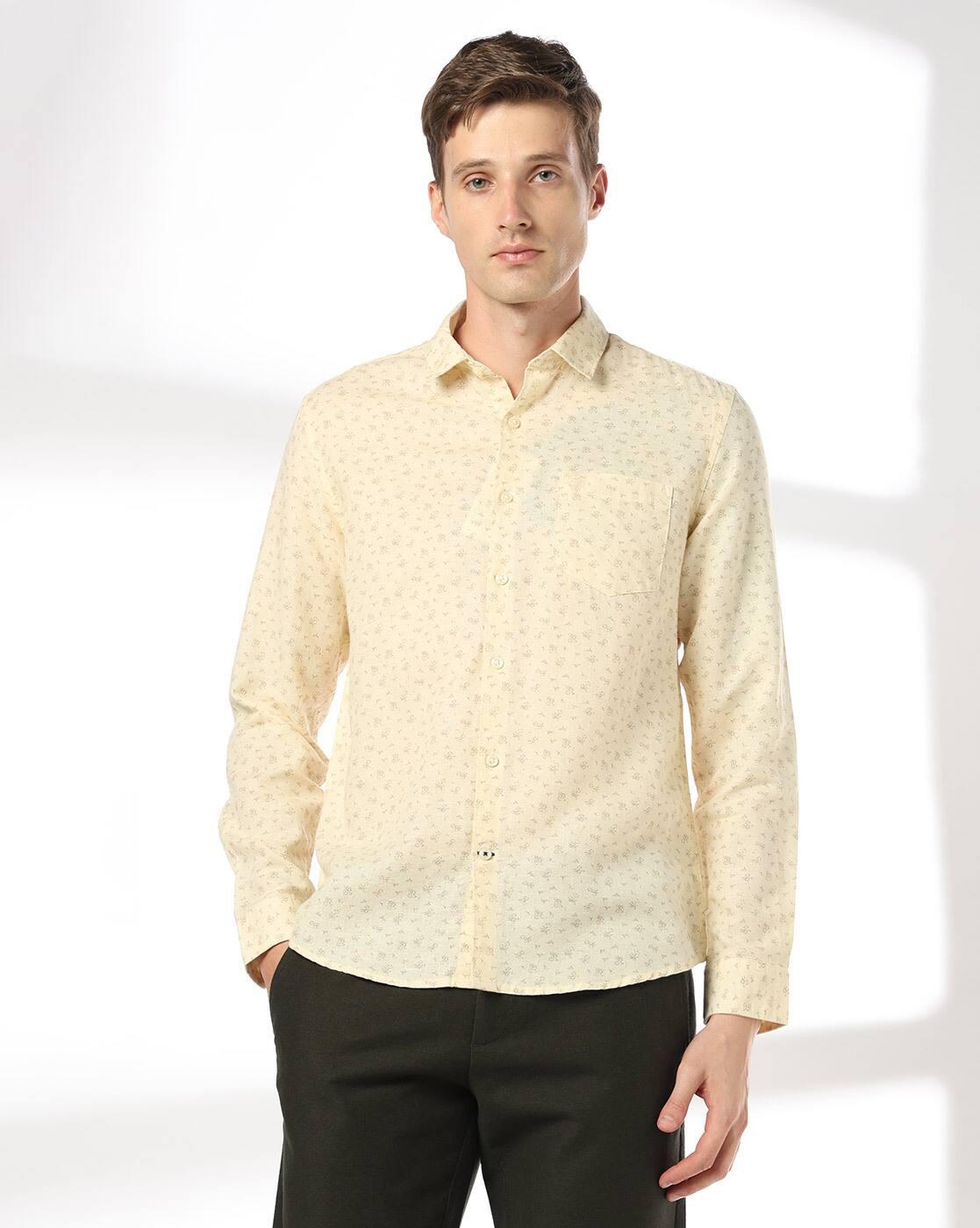 NETPLAY | Men Printed Slim Fit Full Sleeve Shirt|2