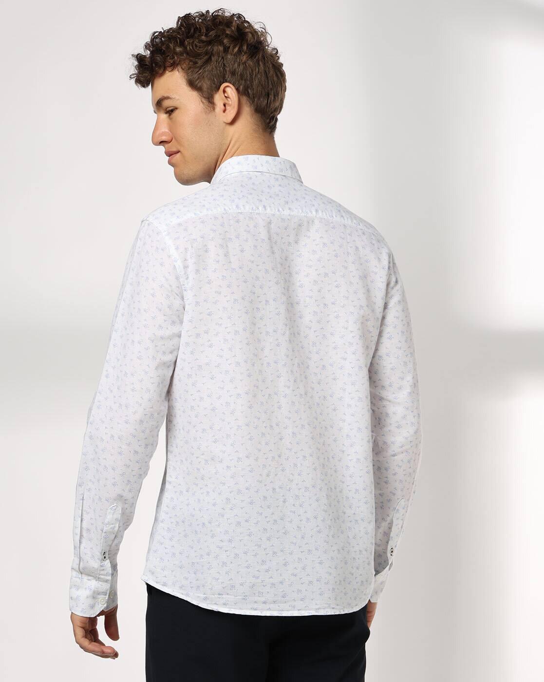 NETPLAY | Men Printed Slim Fit Full Sleeve Shirt|2
