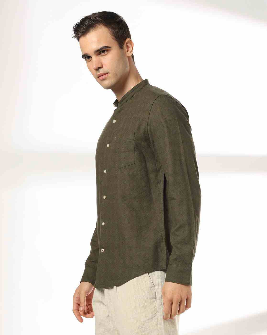 NETPLAY | Men Slim Fit Full Sleeve Shirt|1