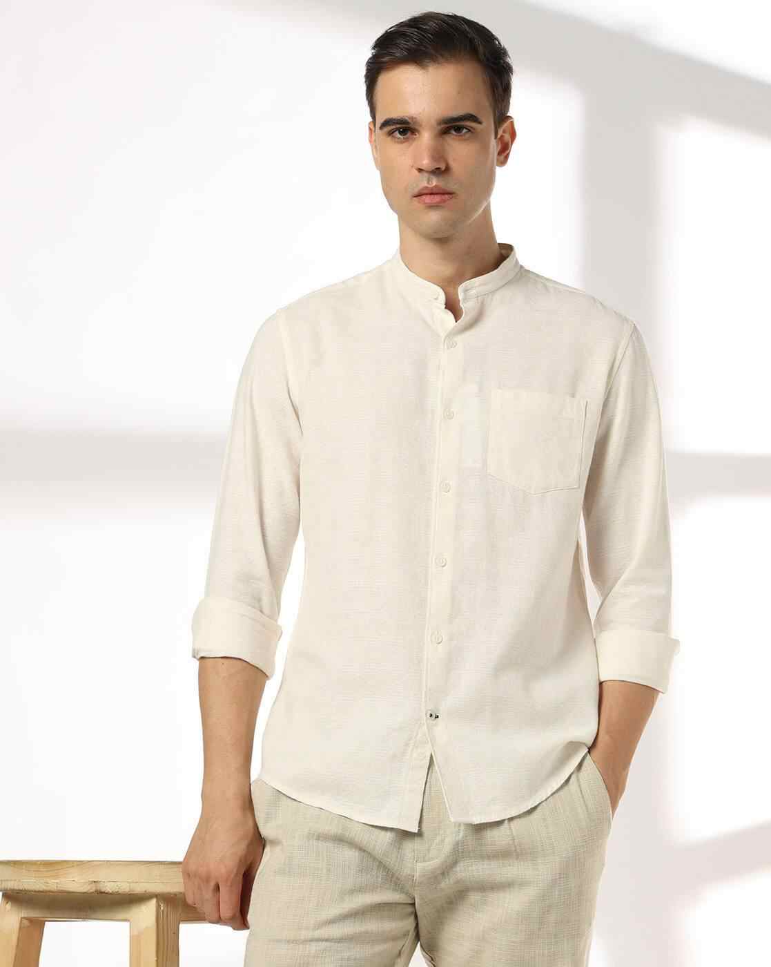 NETPLAY | Men Slim Fit Full Sleeve Shirt|0