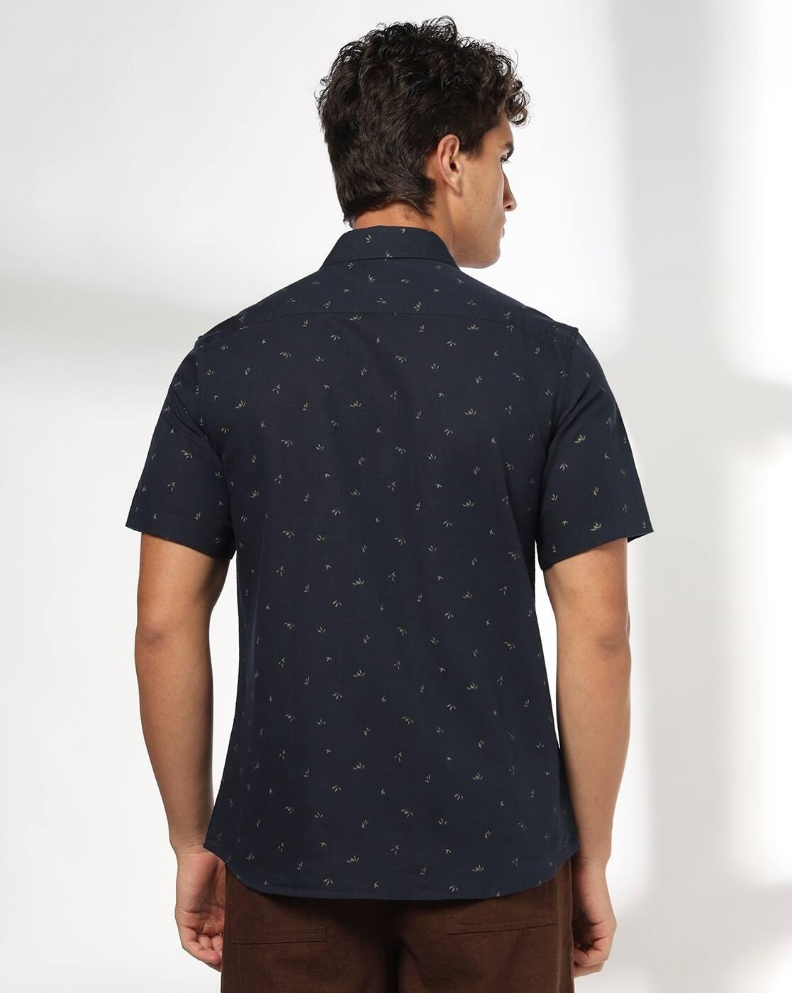 NETPLAY | Men Printed Slim Fit Half Sleeve  Shirt|2