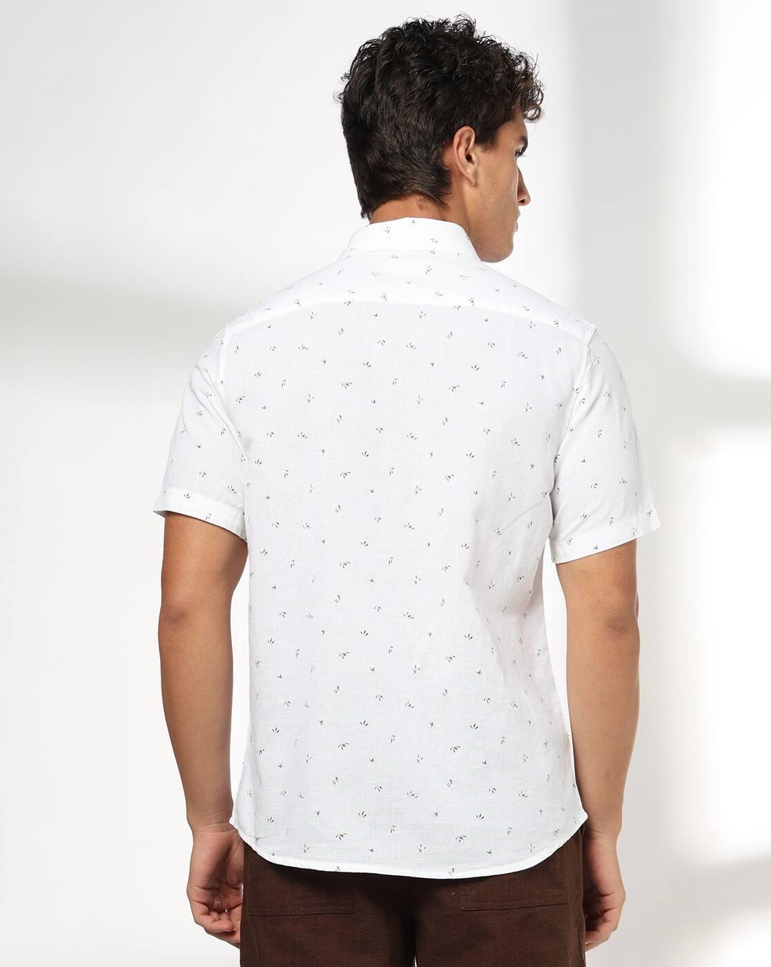 NETPLAY | Men Printed Slim Fit Half Sleeve  Shirt|2