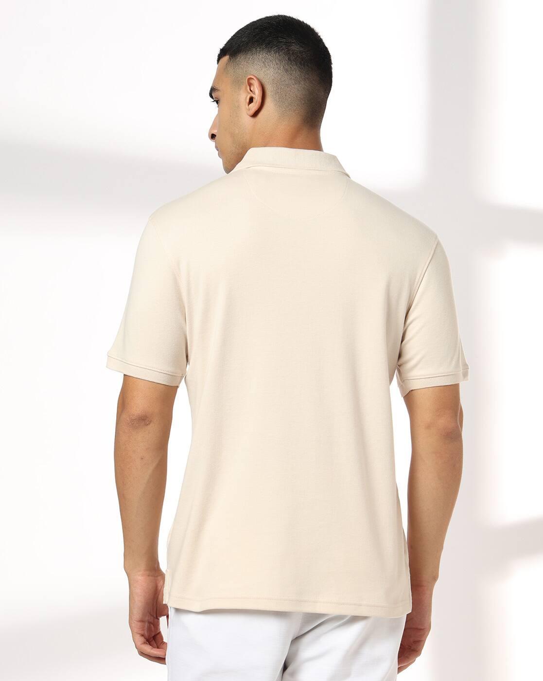 NETPLAY | Men Patterned Slim Fit Polo T-Shirt|2