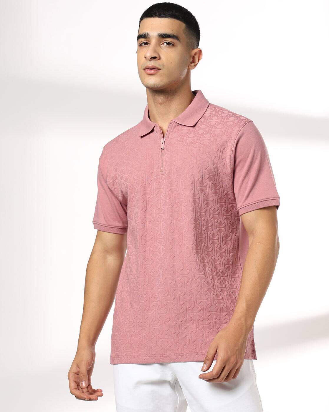 NETPLAY | Men Patterned Slim Fit Polo T-Shirt|3