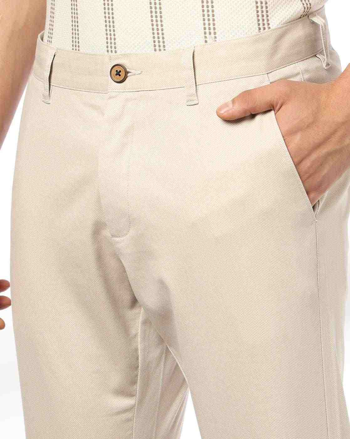 NETPLAY | Men Slim Fit Mid-Rise Chinos|3